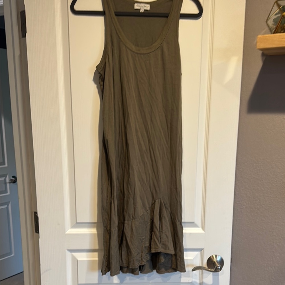 Michael Stars Green Sleeveless Sundress